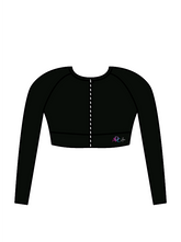 ADC ACRO - ELENA LONG SLEEVE CROP BLACK (IN-STOCK)