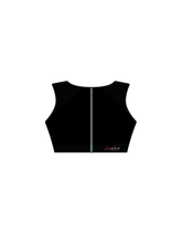 AMY NICOLE DANCE ACADEMY - ELENA SLEEVELESS CROP BLACK (IN-STOCK)