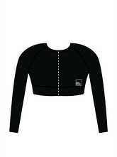 ARTS NORTH STUDIOS - ELENA LONG SLEEVE CROP BLACK (IN-STOCK)
