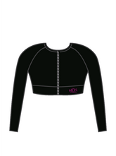 ARTS ALL ROUND THEATRE SCHOOL - ELENA LONG SLEEVE CROP BLACK (IN-STOCK)