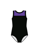 ALLEGRO - JASMINE LEOTARD BLACK/PURPLE (IN-STOCK)