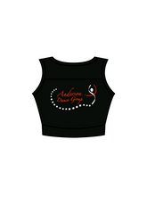 ANDERSON DANCE GROUP - JASMINE CROP BLACK (IN-STOCK)