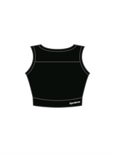 AJENDANCE - JASMINE CROP BLACK (IN-STOCK)