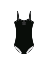 ACRO WITH MILLIE - PAISLEY LEOTARD BLACK (IN-STOCK)