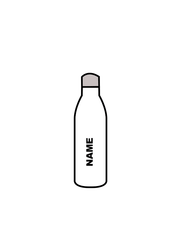 AGNES M DANCE- WATER BOTTLE WHITE (IN-STOCK)
