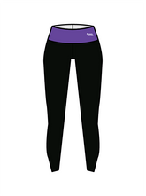 AERIAL NINJAS - YOGA LEGGINGS BLACK/PURPLE (IN-STOCK)
