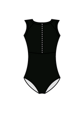 ADORE DANCE LONDON - ZARA LEOTARD BLACK (IN-STOCK)