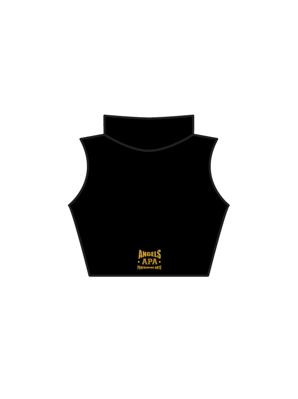 ANGELS - AMBER SLEEVELESS CROP TOP (BESPOKE)
