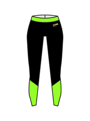 AERIAL ZONE - ANKLE PANEL LEGGINGS GREEN (BESPOKE)