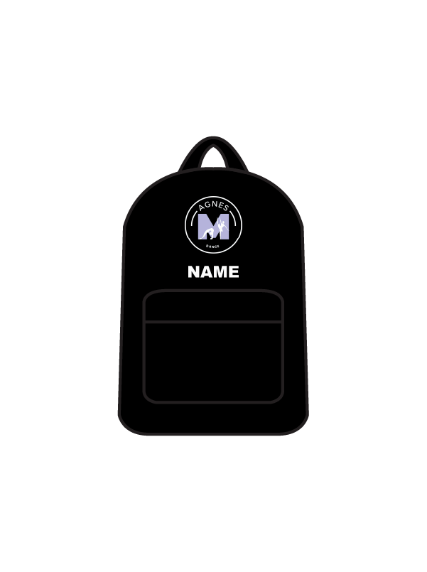 AGNES M DANCE - BACKPACK BLACK (IN-STOCK)