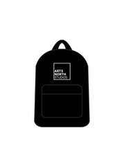 ARTS NORTH STUDIOS - BACKPACK BLACK (IN-STOCK)