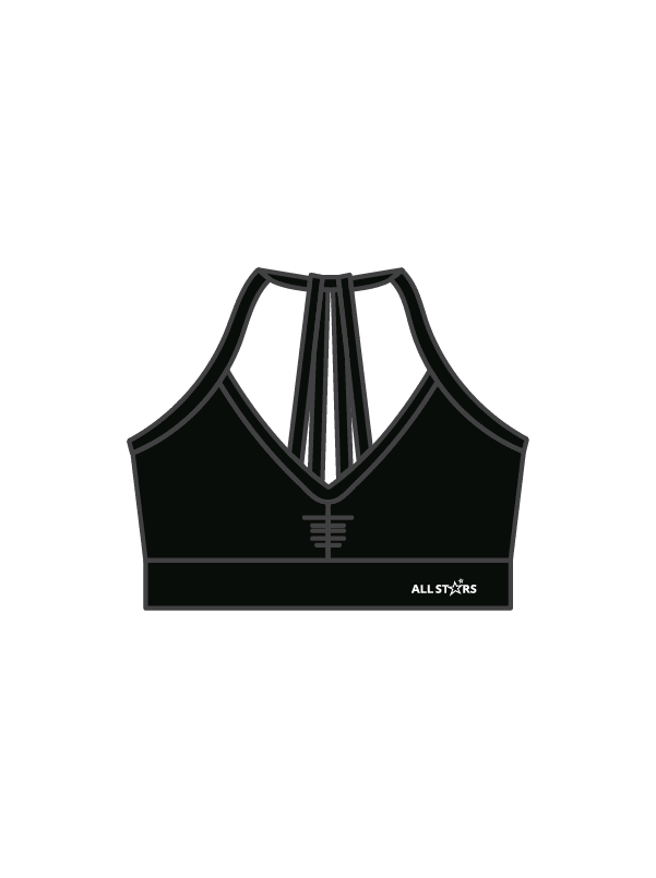 ALL STARS PERFORMING ARTS - BRYNN CROP BLACK (IN-STOCK)