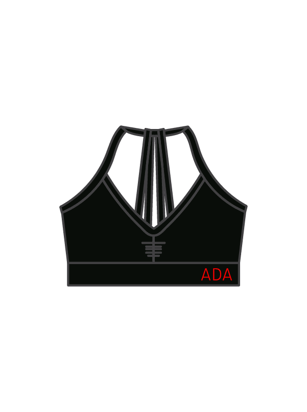 ARABESQUE DANCE ACADEMY - BRYNN CROP BLACK (IN-STOCK)