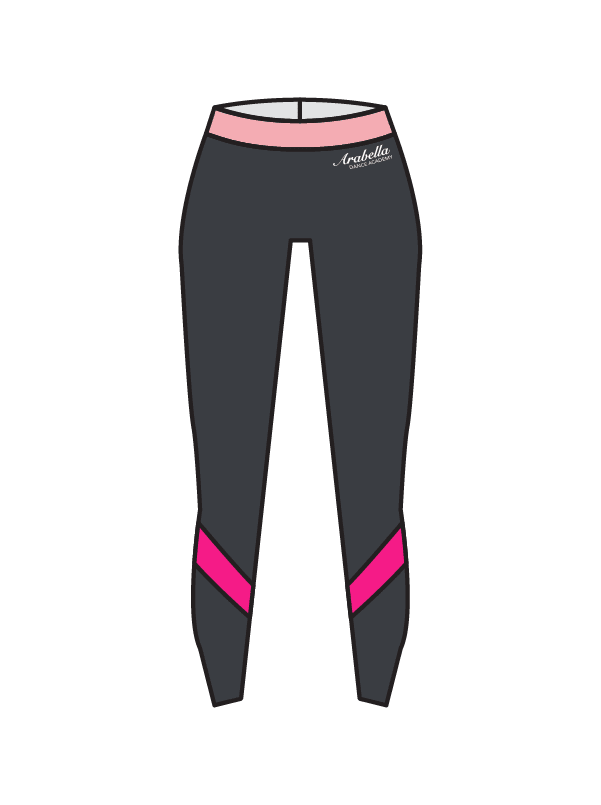 ARABELLA DANCE ACADEMY - CALF PANEL LEGGINGS (BESPOKE)