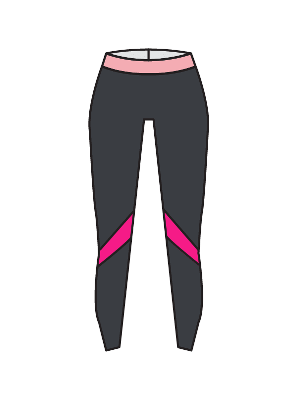 ARABELLA DANCE ACADEMY - CALF PANEL LEGGINGS (BESPOKE)