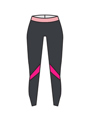 ARABELLA DANCE ACADEMY - CALF PANEL LEGGINGS (BESPOKE)
