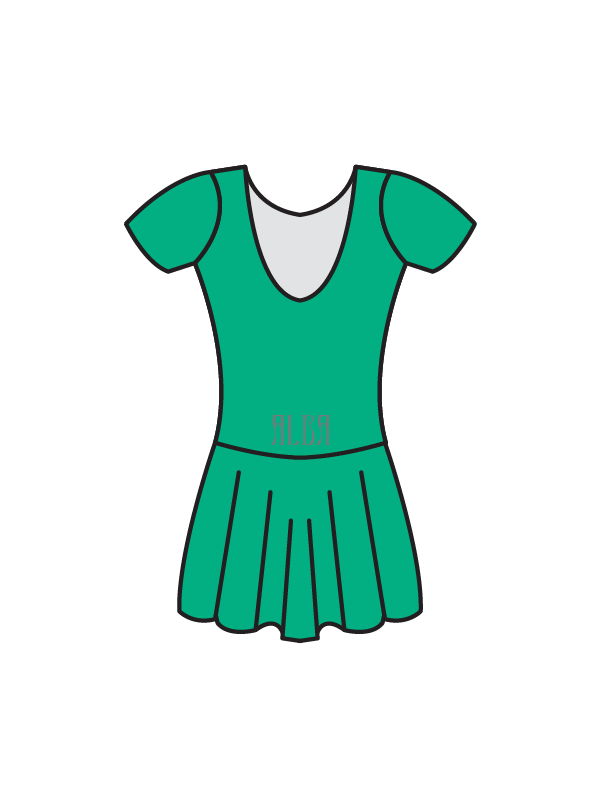 ALBA PERFORMING ARTS - CAP SLEEVE DRESS (BESPOKE)