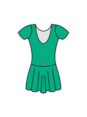 ALBA PERFORMING ARTS - CAP SLEEVE DRESS (BESPOKE)