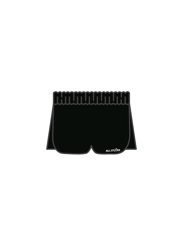 ALL STARS PERFORMING ARTS - DUAL SHORTS BLACK (IN-STOCK)