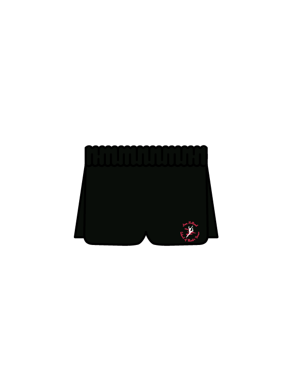 ANN HOLLAND SCHOOL OF THEATRE DANCE - DUAL SHORTS BLACK (IN-STOCK)