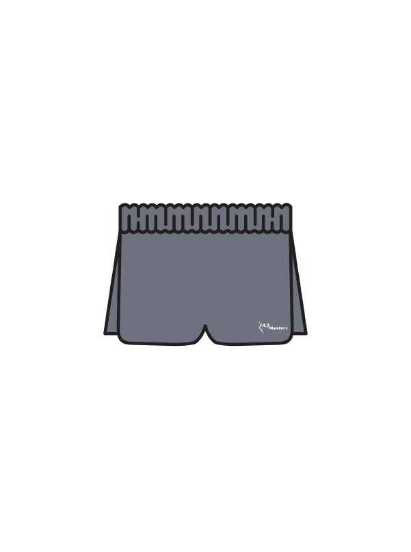 A2 MASTERS - DUAL SHORTS GREY (IN-STOCK)