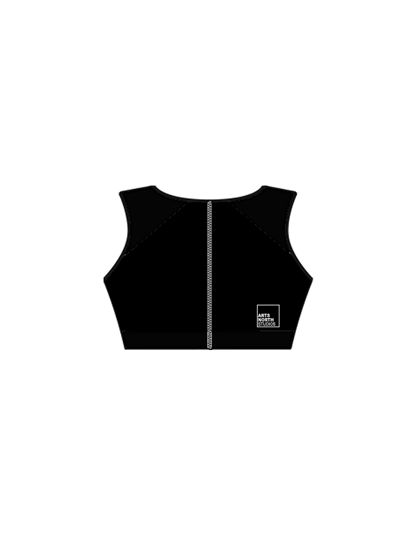 ARTS NORTH STUDIOS - ELENA SLEEVELESS CROP BLACK (IN-STOCK)