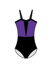 AERIAL ZONE - ESME LEOTARD PURPLE (BESPOKE)
