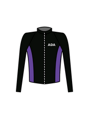 ALLEGRO - JACKET BLACK/PURPLE (IN-STOCK) GLITTER LOGOS