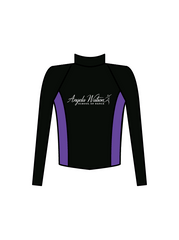 ANGELA WATSON SCHOOL OF DANCE - JACKET BLACK/PURPLE (IN-STOCK)