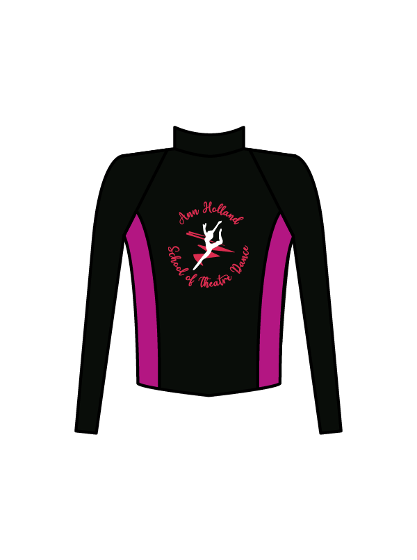 ANN HOLLAND SCHOOL OF THEATRE DANCE - JACKET BLACK/PINK (IN-STOCK)