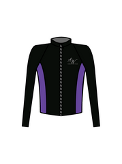 ANGELA WATSON SCHOOL OF DANCE - COMP TEAM JACKET BLACK/PURPLE (IN-STOCK)