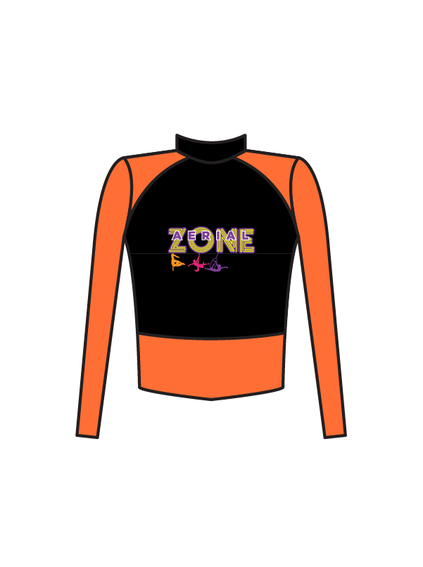 AERIAL ZONE - MULTI PANEL JACKET ORANGE (BESPOKE)