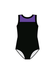 AERIAL NINJAS - JASMINE LEO BLACK/PURPLE (IN- STOCK)