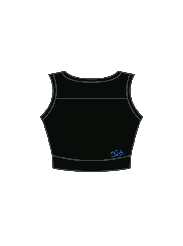 ABI GIBBS ACADEMY - JASMINE CROP BLACK (IN-STOCK)