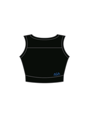 ABI GIBBS ACADEMY - JASMINE CROP BLACK (IN-STOCK)