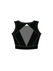 A2 ARTS - JASMINE CROP BLACK (IN-STOCK)