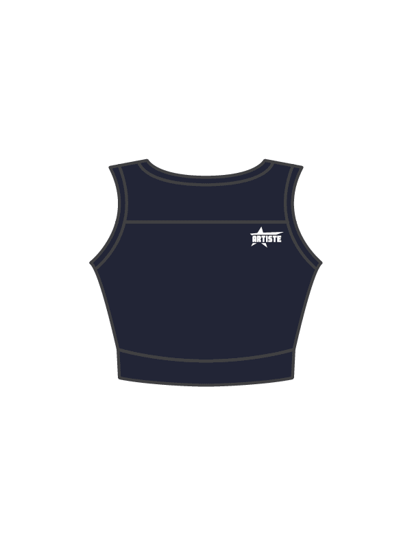 ART OF DANCE TRAINING - JASMINE CROP NAVY (IN-STOCK)