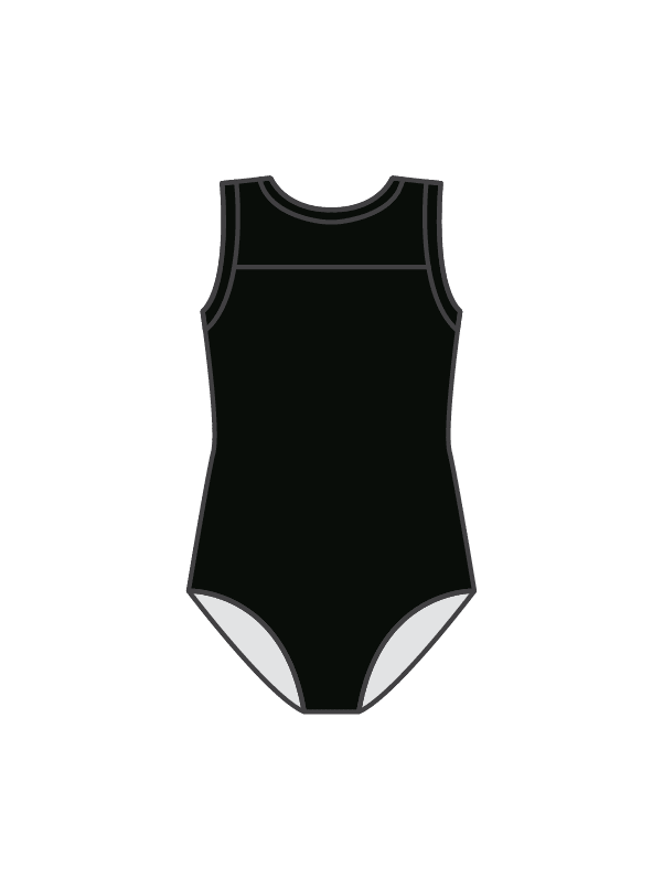 A2 ARTS - JASMINE LEOTARD BLACK (IN-STOCK)