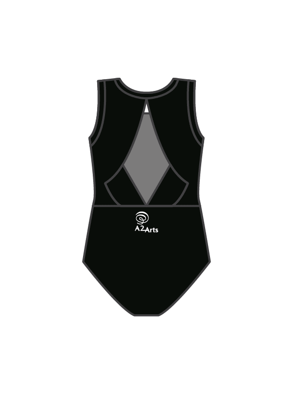 A2 ARTS - JASMINE LEOTARD BLACK (IN-STOCK)