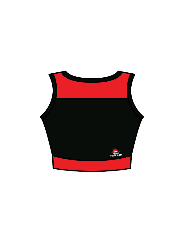 ACADEMY OF EXPRESSIVE ARTS - JASMINE CROP BLACK/RED (IN-STOCK)