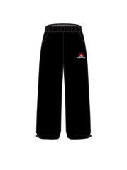 ACADEMY OF EXPRESSIVE ARTS - WIDE LEG JOGGERS BLACK (IN-STOCK)