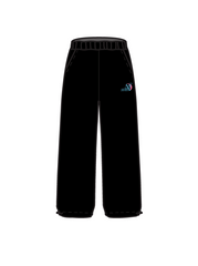 ADORE DANCE LONDON - WIDE LEG JOGGERS BLACK (IN-STOCK)