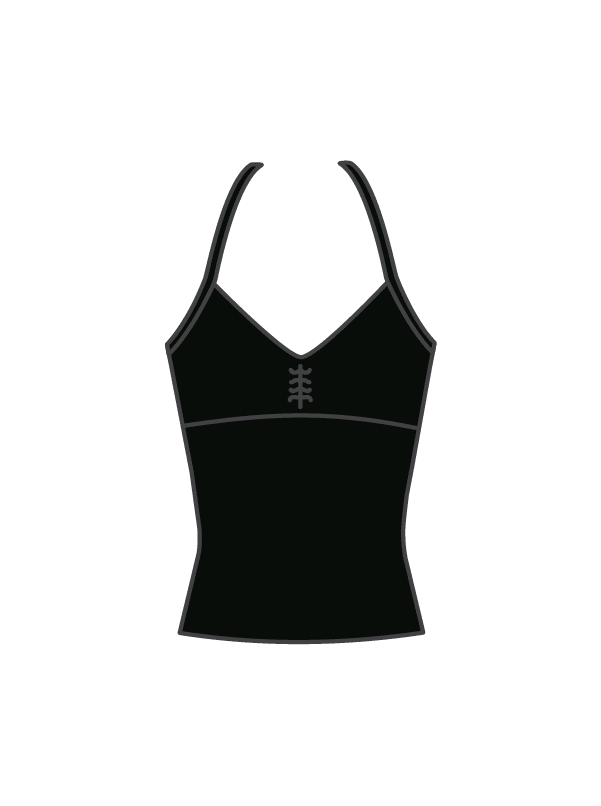 ABI GIBBS ACADEMY - JOSIE VEST BLACK (IN-STOCK)