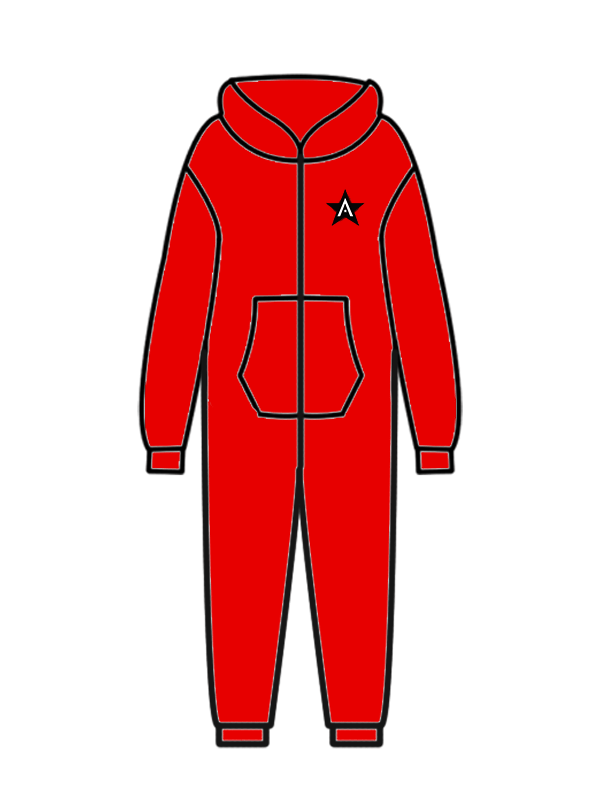 ALLSTARS ACADEMY - ONESIE RED (S) (IN-STOCK)