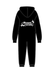 AERIAL NINJAS - ONESIE BLACK (S) (IN-STOCK)