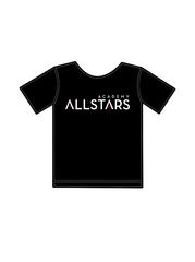 ALLSTARS ACADEMY - T-SHIRT BLACK (F) (IN-STOCK)