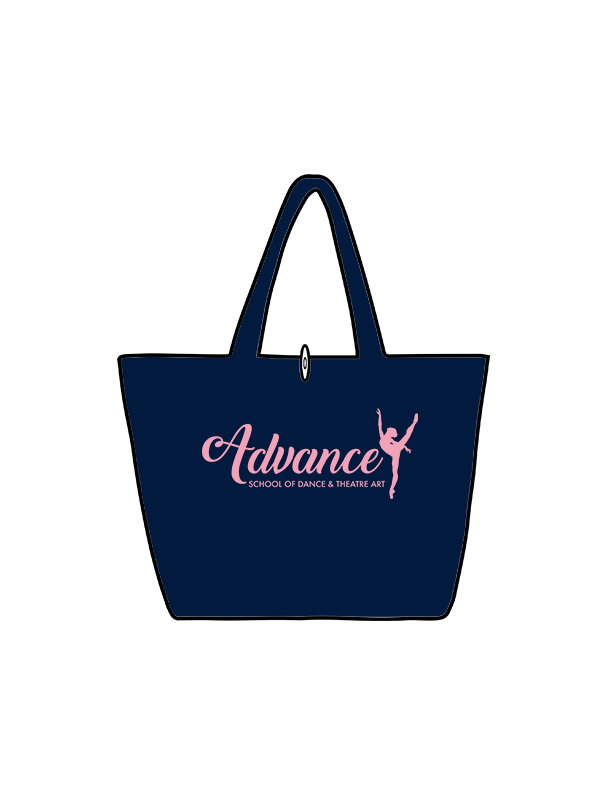 ADVANCE - TOTE BAG NAVY (W) (IN-STOCK)