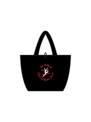 ANN HOLLAND SCHOOL OF THEATRE DANCE - TOTE BAG BLACK (IN-STOCK) PINK LOGO