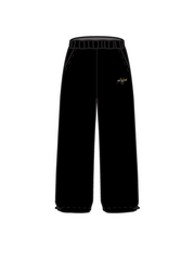 AMY GUPPY ACADEMY - WIDE LEG JOGGERS BLACK (IN-STOCK)