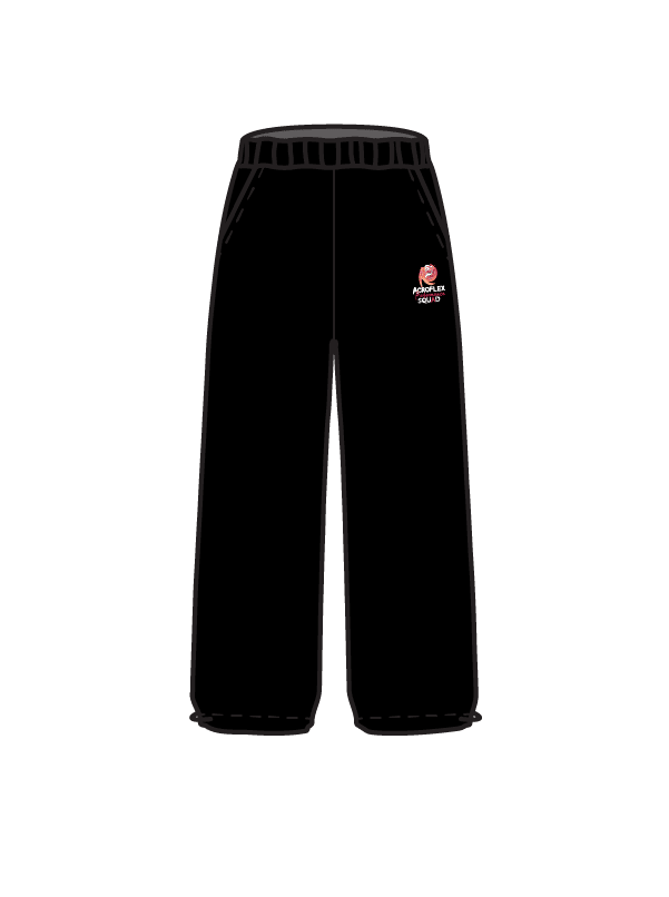ACROFLEX DEVELOPMENT & PERFORMANCE - WIDE LEG JOGGERS BLACK (IN-STOCK)